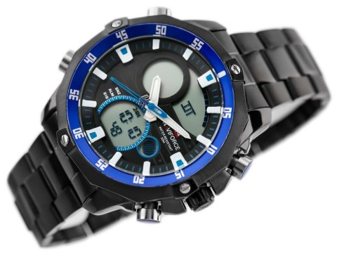 ZEGAREK MĘSKI NAVIFORCE CIRRUS (zn010f) - black/blue ZEGAREK MĘSKI NAVIFORCE CIRRUS (zn010f) - black/blue