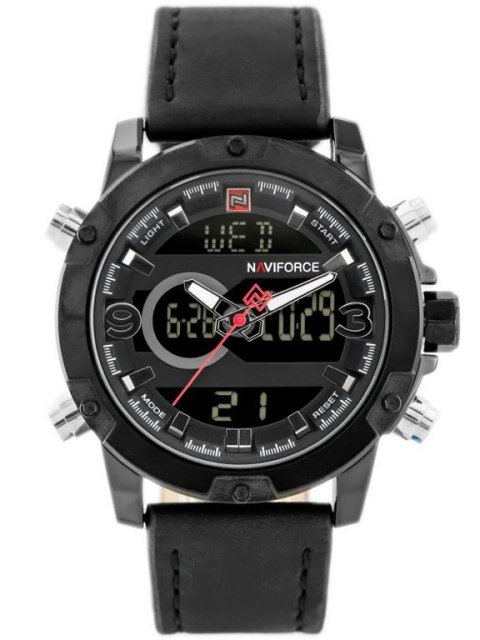 ZEGAREK MĘSKI NAVIFORCE - NF9097 (zn043c) - black + BOX ZEGAREK MĘSKI NAVIFORCE - NF9097 (zn043c) - black + BOX