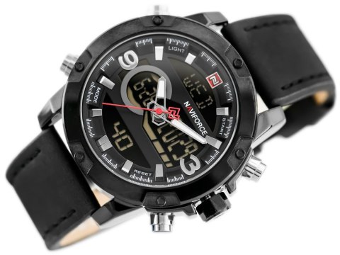 ZEGAREK MĘSKI NAVIFORCE - NF9097 (zn043c) - black + BOX ZEGAREK MĘSKI NAVIFORCE - NF9097 (zn043c) - black + BOX