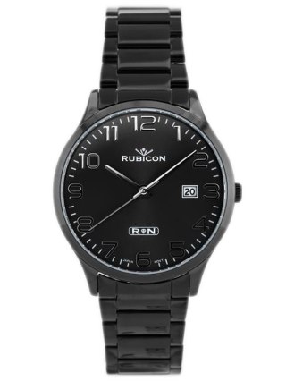 ZEGAREK MĘSKI RUBICON RNDD60 (zr078e) - stalowy
