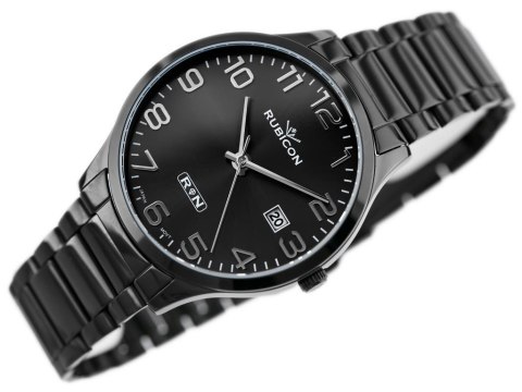 ZEGAREK MĘSKI RUBICON RNDD60 (zr078e) - stalowy ZEGAREK MĘSKI RUBICON RNDD60 (zr078e) - stalowy