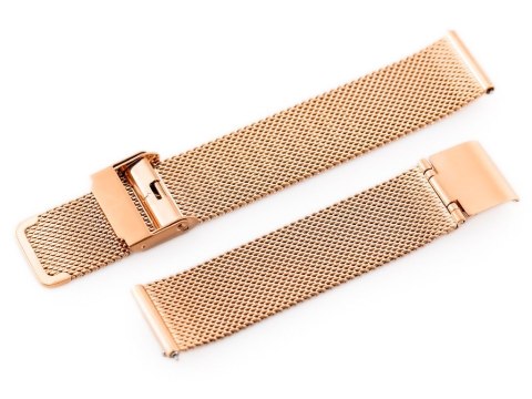 Bransoleta Bisset (bb009c) - różowozłota 12mm Bransoleta Bisset (bb009c) - różowozłota 12mm