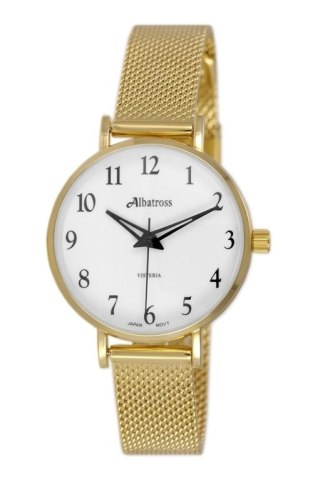 ZEGAREK DAMSKI ALBATROSS ABBC16 (za543b) gold / white