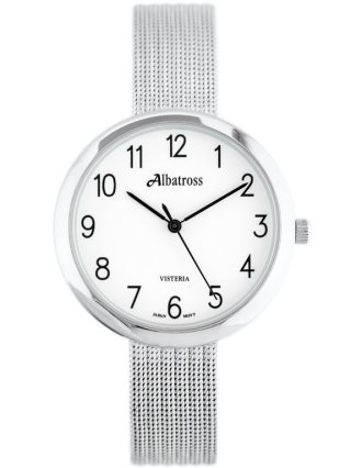 ZEGAREK DAMSKI ALBATROSS ABBC20 (za542a) silver / white