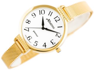 ZEGAREK DAMSKI ALBATROSS ABBC22 (za544a) gold / white
