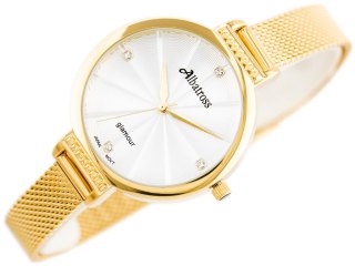 ZEGAREK DAMSKI ALBATROSS ABBC22 (za544b) gold / silver