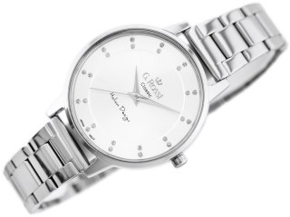 ZEGAREK G. ROSSI - C11715B-3C1 (zg777a) silver + BOX