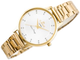 ZEGAREK G. ROSSI - C11715B-3D1 (zg777b) gold/s. + BOX