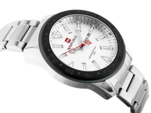 ZEGAREK MĘSKI NAVIFORCE - NF9109 (zn064a) - silver ZEGAREK MĘSKI NAVIFORCE - NF9109 (zn064a) - silver