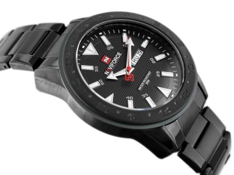 ZEGAREK MĘSKI NAVIFORCE - NF9109 (zn064c) - black ZEGAREK MĘSKI NAVIFORCE - NF9109 (zn064c) - black