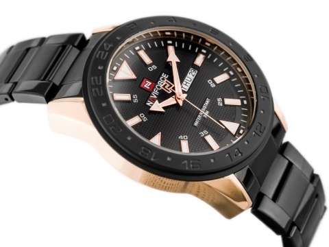 ZEGAREK MĘSKI NAVIFORCE - NF9109 (zn064d) - black/rosegold ZEGAREK MĘSKI NAVIFORCE - NF9109 (zn064d) - black/rosegold