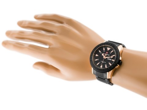 ZEGAREK MĘSKI NAVIFORCE - NF9109 (zn064d) - black/rosegold ZEGAREK MĘSKI NAVIFORCE - NF9109 (zn064d) - black/rosegold