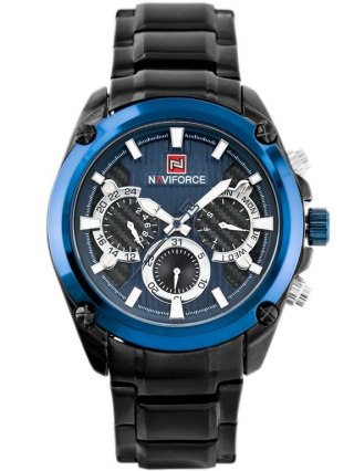 ZEGAREK MĘSKI NAVIFORCE - NF9113 (zn078d) - black/blue + box