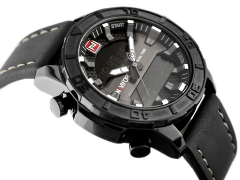ZEGAREK MĘSKI NAVIFORCE - NF9114 (zn046b) - black/grey ZEGAREK MĘSKI NAVIFORCE - NF9114 (zn046b) - black/grey