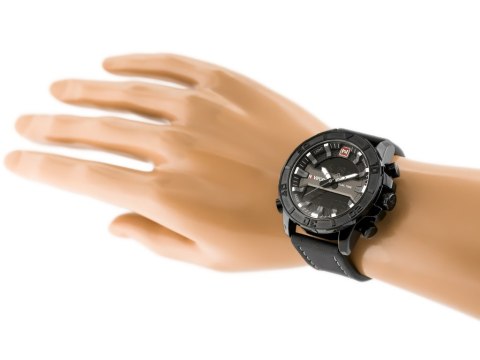 ZEGAREK MĘSKI NAVIFORCE - NF9114 (zn046b) - black/grey ZEGAREK MĘSKI NAVIFORCE - NF9114 (zn046b) - black/grey