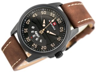 ZEGAREK MĘSKI NAVIFORCE - NF9124 (zn055b) - brown/black
