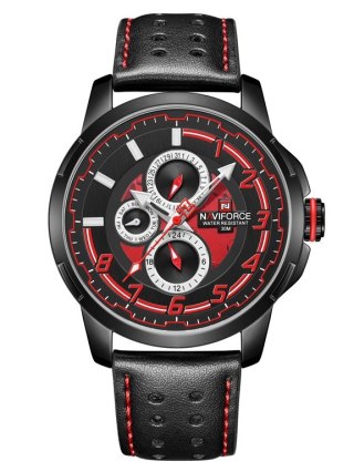 ZEGAREK MĘSKI NAVIFORCE - NF9142 (zn087a) black + BOX