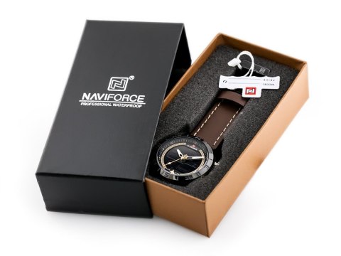 ZEGAREK MĘSKI NAVIFORCE - NF9144 (zn077b) - black/red + box ZEGAREK MĘSKI NAVIFORCE - NF9144 (zn077b) - black/red + box