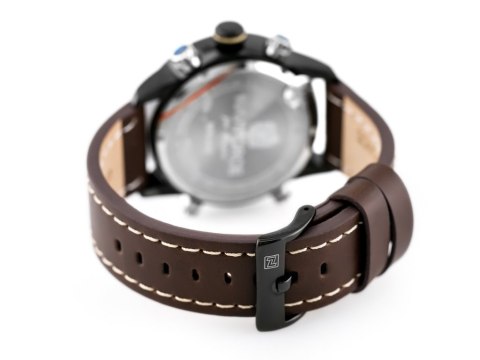ZEGAREK MĘSKI NAVIFORCE - NF9144 (zn077d) - brown/black + box ZEGAREK MĘSKI NAVIFORCE - NF9144 (zn077d) - brown/black + box