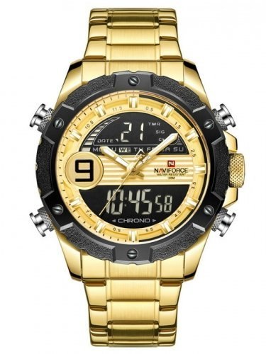 ZEGAREK MĘSKI NAVIFORCE - NF9146S (zn089d) - gold + BOX ZEGAREK MĘSKI NAVIFORCE - NF9146S (zn089d) - gold + BOX