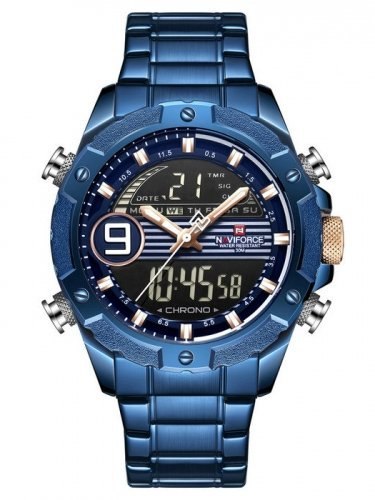 ZEGAREK MĘSKI NAVIFORCE - NF9146S (zn089e) - blue + BOX ZEGAREK MĘSKI NAVIFORCE - NF9146S (zn089e) - blue + BOX