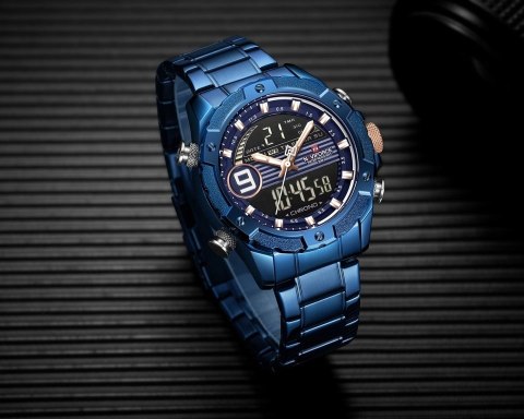 ZEGAREK MĘSKI NAVIFORCE - NF9146S (zn089e) - blue + BOX ZEGAREK MĘSKI NAVIFORCE - NF9146S (zn089e) - blue + BOX