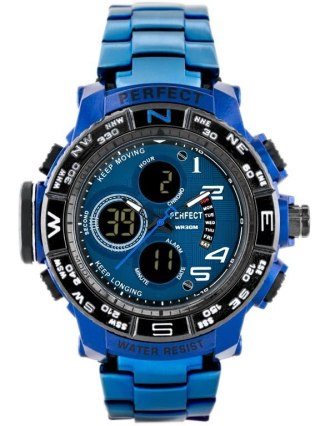 ZEGAREK MĘSKI PERFECT - A8010 (zp260d) - blue
