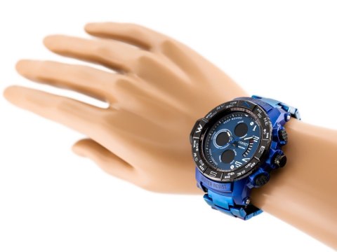 ZEGAREK MĘSKI PERFECT - A8010 (zp260d) - blue ZEGAREK MĘSKI PERFECT - A8010 (zp260d) - blue