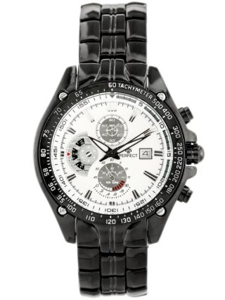 ZEGAREK MĘSKI PERFECT CRUISER II (zp247c) - black/silver