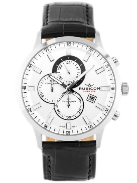 ZEGAREK MĘSKI RUBICON RNCD71 - CHRONOGRAF (zr082a) ZEGAREK MĘSKI RUBICON RNCD71 - CHRONOGRAF (zr082a)