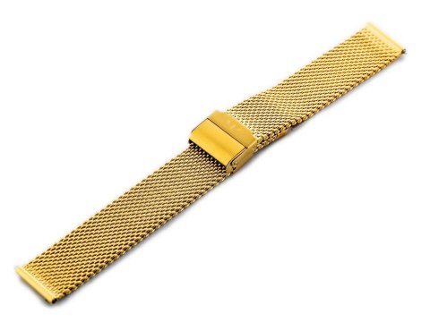 Bransoleta Bisset (bb010b) - złota 20mm Bransoleta Bisset (bb010b) - złota 20mm