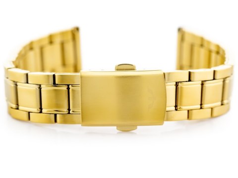 Bransoleta Bisset (bb013b) - złota 16mm Bransoleta Bisset (bb013b) - złota 16mm