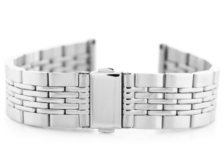 Bransoleta Bisset (bb017a) - srebrna 20mm