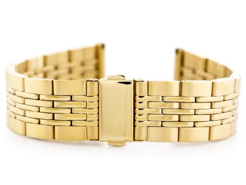 Bransoleta Bisset (bb017b) - złota 20mm Bransoleta Bisset (bb017b) - złota 20mm