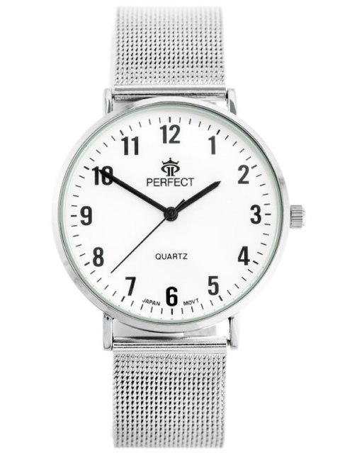 ZEGAREK DAMSKI PERFECT B7304 antyalergiczny (zp852d) silver ZEGAREK DAMSKI PERFECT B7304 antyalergiczny (zp852d) silver