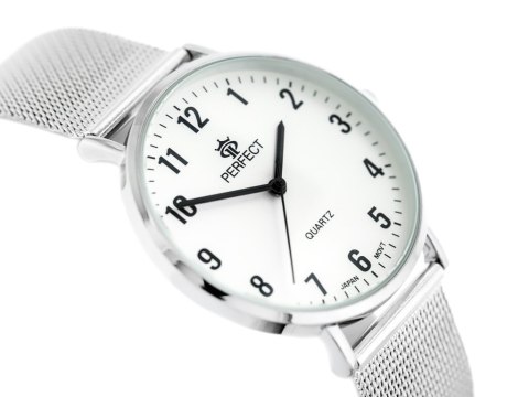 ZEGAREK DAMSKI PERFECT B7304 antyalergiczny (zp852d) silver ZEGAREK DAMSKI PERFECT B7304 antyalergiczny (zp852d) silver