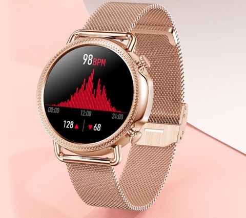 SMARTWATCH DAMSKI Rubicon RNBE74 - TERMOMETR, PULSOKSYMETR (sr020b) SMARTWATCH DAMSKI Rubicon RNBE74 - TERMOMETR, PULSOKSYMETR (sr020b)
