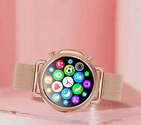 SMARTWATCH DAMSKI Rubicon RNBE74 - TERMOMETR, PULSOKSYMETR (sr020b) SMARTWATCH DAMSKI Rubicon RNBE74 - TERMOMETR, PULSOKSYMETR (sr020b)