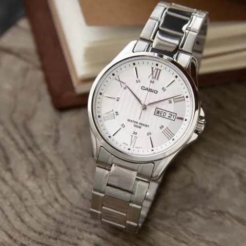 ZEGAREK MĘSKI CASIO MTP-1384D-7A (zd108a) + BOX ZEGAREK MĘSKI CASIO MTP-1384D-7A (zd108a) + BOX