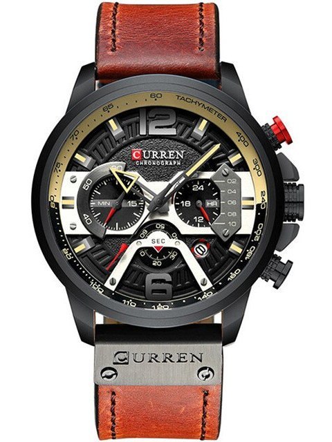 ZEGAREK MĘSKI CURREN 8329 (zc027c) CHRONOGRAF +BOX ZEGAREK MĘSKI CURREN 8329 (zc027c) CHRONOGRAF +BOX