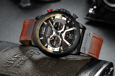 ZEGAREK MĘSKI CURREN 8329 (zc027c) CHRONOGRAF +BOX ZEGAREK MĘSKI CURREN 8329 (zc027c) CHRONOGRAF +BOX