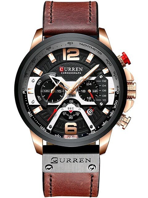 ZEGAREK MĘSKI CURREN 8329 (zc027d) - CHRONOGRAF + BOX ZEGAREK MĘSKI CURREN 8329 (zc027d) - CHRONOGRAF + BOX