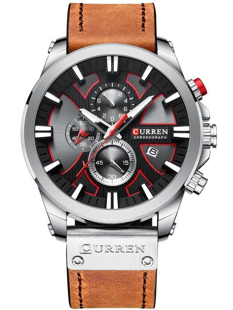 ZEGAREK MĘSKI CURREN 8346 (zc026c) - CHRONOGRAF ZEGAREK MĘSKI CURREN 8346 (zc026c) - CHRONOGRAF