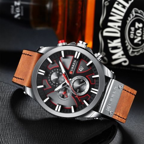 ZEGAREK MĘSKI CURREN 8346 (zc026c) - CHRONOGRAF ZEGAREK MĘSKI CURREN 8346 (zc026c) - CHRONOGRAF