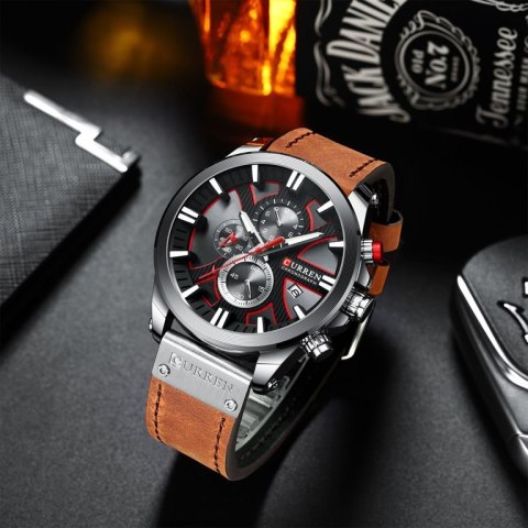 ZEGAREK MĘSKI CURREN 8346 (zc026c) - CHRONOGRAF ZEGAREK MĘSKI CURREN 8346 (zc026c) - CHRONOGRAF