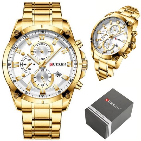 ZEGAREK MĘSKI CURREN 8360 (zc020b) - CHRONOGRAF ZEGAREK MĘSKI CURREN 8360 (zc020b) - CHRONOGRAF