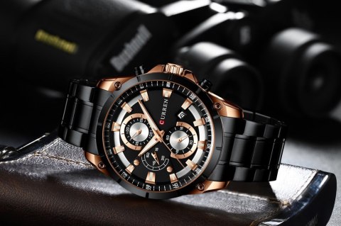 ZEGAREK MĘSKI CURREN 8360 (zc020c) - CHRONOGRAF ZEGAREK MĘSKI CURREN 8360 (zc020c) - CHRONOGRAF