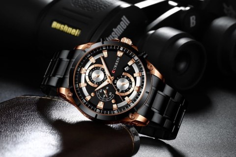 ZEGAREK MĘSKI CURREN 8360 (zc020c) - CHRONOGRAF ZEGAREK MĘSKI CURREN 8360 (zc020c) - CHRONOGRAF