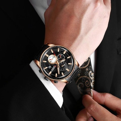 ZEGAREK MĘSKI CURREN 8362 (zc017d) - CHRONOGRAF + BOX ZEGAREK MĘSKI CURREN 8362 (zc017d) - CHRONOGRAF + BOX