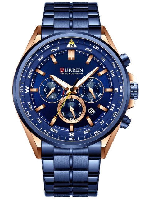 ZEGAREK MĘSKI CURREN 8399 (zc016d -CHRONOGRAF +BOX ZEGAREK MĘSKI CURREN 8399 (zc016d -CHRONOGRAF +BOX